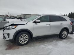 Salvage cars for sale at Leroy, NY auction: 2020 KIA Sorento L