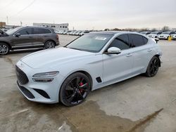 Salvage cars for sale at Grand Prairie, TX auction: 2022 Genesis G70 Base