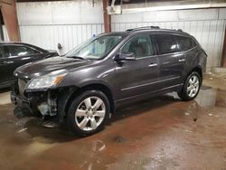 Salvage cars for sale at Lansing, MI auction: 2017 Chevrolet Traverse Premier