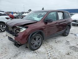 Salvage cars for sale at Woodhaven, MI auction: 2019 Honda Passport EXL