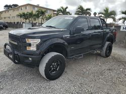 Ford F-150 salvage cars for sale: 2016 Ford F150 Supercrew