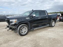 Salvage cars for sale at Houston, TX auction: 2021 GMC Sierra C1500 SLT