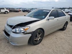 Salvage cars for sale at Houston, TX auction: 2004 Toyota Camry LE