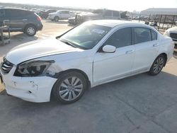 Salvage cars for sale at Grand Prairie, TX auction: 2012 Honda Accord EXL