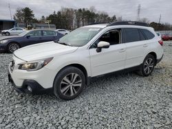 Salvage cars for sale at Mebane, NC auction: 2018 Subaru Outback 2.5I Limited