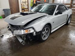 Salvage cars for sale at Pekin, IL auction: 2002 Ford Mustang GT