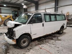 Salvage trucks for sale at Greenwood, NE auction: 1997 Chevrolet Express G3500