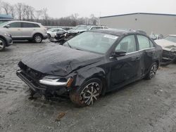 Volkswagen salvage cars for sale: 2017 Volkswagen Jetta SE