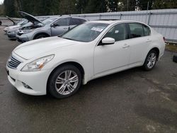 Infiniti g25 salvage cars for sale: 2012 Infiniti G25