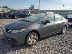 Salvage cars for sale at Hueytown, AL auction: 2013 Honda Civic LX