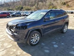 Salvage cars for sale at Hurricane, WV auction: 2016 Jeep Cherokee Limited