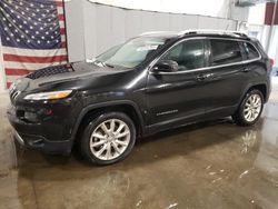 Salvage cars for sale at Avon, MN auction: 2014 Jeep Cherokee Limited