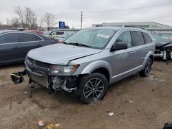 Salvage cars for sale at Chicago Heights, IL auction: 2017 Dodge Journey SE