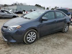 Salvage cars for sale at Hampton, VA auction: 2016 Toyota Corolla L