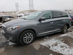 Salvage cars for sale at Littleton, CO auction: 2015 Infiniti QX60