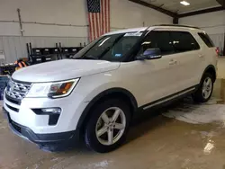 Salvage cars for sale at San Antonio, TX auction: 2019 Ford Explorer XLT