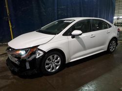 Salvage cars for sale at Woodhaven, MI auction: 2021 Toyota Corolla LE