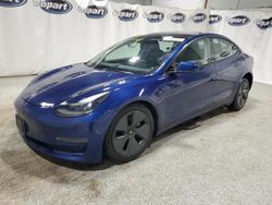 Salvage cars for sale at Ham Lake, MN auction: 2022 Tesla Model 3