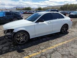 Salvage cars for sale at Las Vegas, NV auction: 2016 Mercedes-Benz C 450 4matic AMG