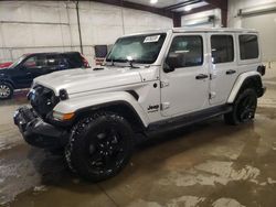 Salvage cars for sale at Avon, MN auction: 2022 Jeep Wrangler Unlimited Sahara