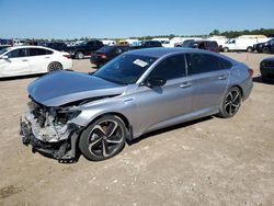 Salvage cars for sale at Houston, TX auction: 2022 Honda Accord Hybrid Sport