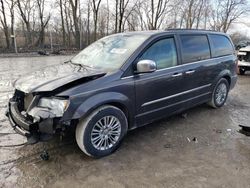 Salvage cars for sale from Copart Cicero, IN: 2015 Chrysler Town & Country Touring L