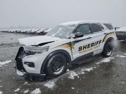 Salvage cars for sale at Fredericksburg, VA auction: 2021 Ford Explorer Police Interceptor