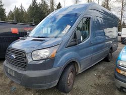 Salvage trucks for sale at Arlington, WA auction: 2019 Ford Transit T-250