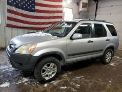 Salvage cars for sale at Lyman, ME auction: 2004 Honda CR-V EX