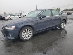 Salvage cars for sale at Colton, CA auction: 2013 Audi A4 Premium