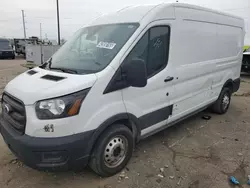 Salvage trucks for sale at Woodhaven, MI auction: 2020 Ford Transit T-250