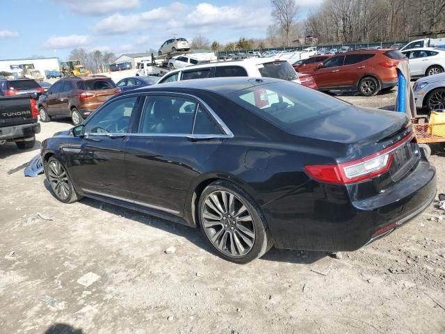 2017 Lincoln Continental Select