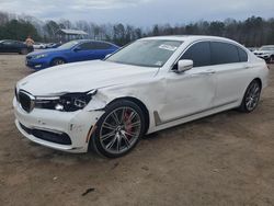 Salvage cars for sale at Charles City, VA auction: 2016 BMW 740 I