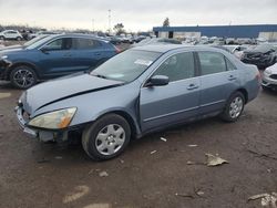 Salvage cars for sale at Woodhaven, MI auction: 2007 Honda Accord LX