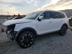 Salvage cars for sale at Mentone, CA auction: 2024 KIA Telluride SX