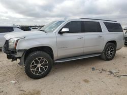 Salvage cars for sale at San Antonio, TX auction: 2016 GMC Yukon XL C1500 SLE