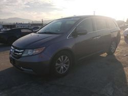 Salvage cars for sale at Sun Valley, CA auction: 2016 Honda Odyssey SE