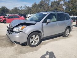 Salvage cars for sale from Copart Cleveland: 2015 Subaru Forester 2.5I Premium