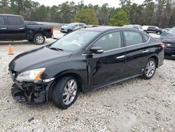 Salvage cars for sale at Houston, TX auction: 2015 Nissan Sentra S