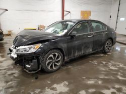 Salvage cars for sale at Center Rutland, VT auction: 2017 Honda Accord EXL