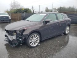 Salvage cars for sale at San Martin, CA auction: 2012 Lexus CT 200