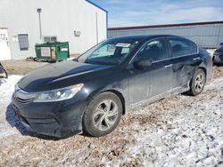 Salvage cars for sale at Rapid City, SD auction: 2016 Honda Accord LX