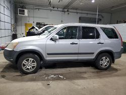 Salvage cars for sale at Candia, NH auction: 2004 Honda CR-V EX