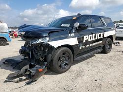 Salvage cars for sale at Houston, TX auction: 2021 Chevrolet Tahoe C1500