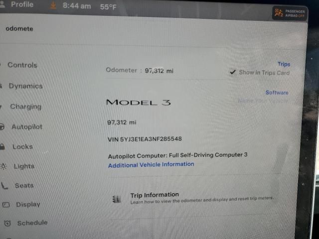 2022 Tesla Model 3