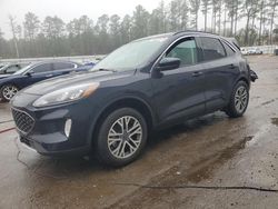 Salvage cars for sale at Harleyville, SC auction: 2021 Ford Escape SEL