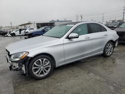 Salvage cars for sale at Sun Valley, CA auction: 2016 Mercedes-Benz C300