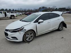 Chevrolet salvage cars for sale: 2017 Chevrolet Cruze LT