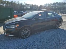 Salvage cars for sale at Ellenwood, GA auction: 2019 Ford Fusion SEL