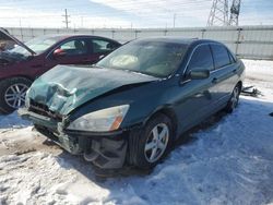 Salvage cars for sale at Elgin, IL auction: 2003 Honda Accord EX